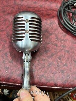 Shure 55c dynamic microphone hi impedance fatboy