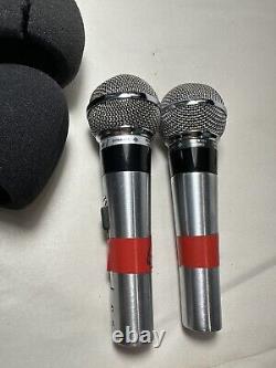 Shure 565SD Unisphere I Dynamic Vocal Microphone LOT OF 2 FOR PARTS