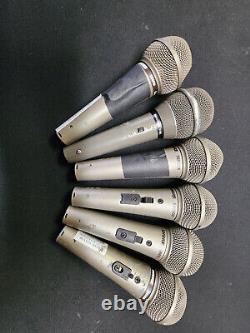 Shure 588SDX Dynamic XLR Professional Microphone Set of 5 + one Shure 658L