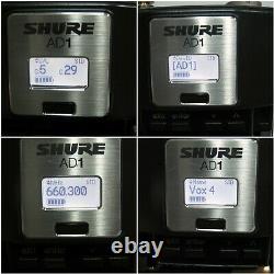 Shure AD1 K53 Axient TA4 Connector Digital Wireless Bodypack Transmitter 606-698