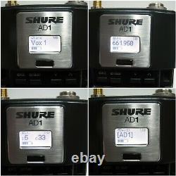 Shure AD1 K56 Axient TA4 Connector Digital Wireless Bodypack Transmitter 606-714