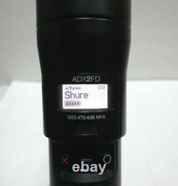 Shure ADX2FD G57 Digital Handheld Wireless Microphone Transmitter SM58 Capsule