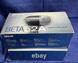 Shure BETA 52A Kick Drum Microphone In Box. Free Shipping