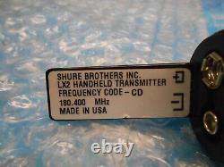 Shure BETA 58A LX2 Wreless Handheld Transmitter Microphone