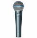 Shure Beta 58a Supercardioid Dynamic Microphone With High Output Neodymium
