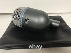 Shure BETA52A Kick Drum Microphone Mint with Bag & Stand. Bass Drum Mic Beta 52a