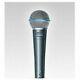 Shure Beta58a Handheld Dynamic High Output Close Up Live Vocal Microphone
