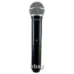 Shure BLX2/PG58 Wireless Handheld Microphone Sound Quality Lightweight EUC