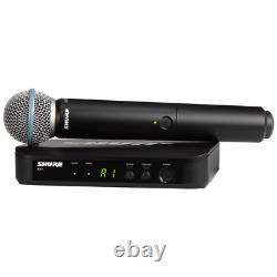 Shure BLX24/BETA58 Wireless Vocal System with Beta 58A (J11 596 to 616 MHz)