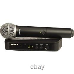 Shure BLX24/PG58 Wireless Handheld Microphone System with PG58 Capsule H10 542