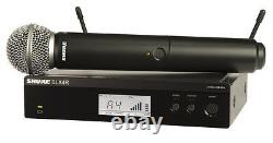 Shure BLX24R/SM58 Wireless Rack Mount System w SM58 Handheld Vocal Microphone