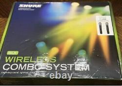 Shure BLX288/PG58 Dual Wireless Combo Mic System PARTS ONLY See Description