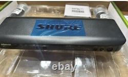 Shure BLX288/PG58 Dual Wireless Combo Mic System PARTS ONLY See Description