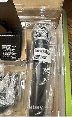 Shure BLX288/PG58 Dual Wireless Combo Mic System PARTS ONLY See Description