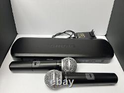 Shure BLX288E/PG58/SM58 Wireless Dual Vocal System with Transmitters Band J10