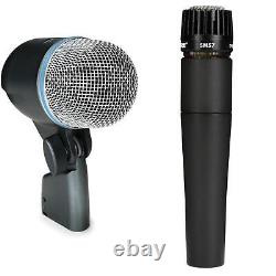 Shure Beta 52 and SM57 Kick and Snare Dynamic Microphone Bundle