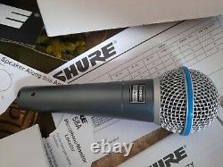 Shure Beta SM58a Live & Studio Microphone Super cardioid