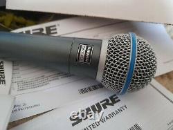 Shure Beta SM58a Live & Studio Microphone Super cardioid