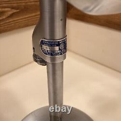 Shure Brothers Model 51 Dynamic Microphone With Stand Vintage