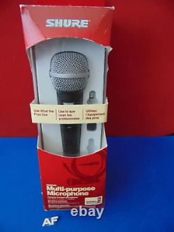 Shure C606WD Dynamic Multi Purpose Microphone XLR Cable 1/4 Adapter New in Box