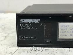 Shure Digital Wireless Receiver ULXD4 L50 632-696 MHz TESTED GOOD No Powr Supply