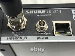 Shure Digital Wireless Receiver ULXD4 L50 632-696 MHz TESTED GOOD No Powr Supply