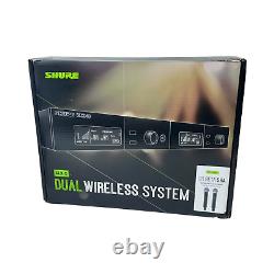 Shure Dual Channel Wireless Microphone with2 BETA 58A Handheld Mics Transparent