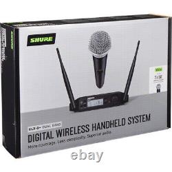 Shure GLXD24+ SM58-Z3 Digital Dual Band Wireless GLX D Vocal System Mic GLXD4