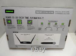 Shure GLXD24+ SM58-Z3 Digital Dual Band Wireless GLX D Vocal System Mic GLXD4