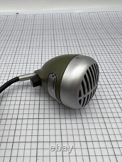 Shure Green Bullet Model 520X Harmonica Dynamic Microphone High Impedance