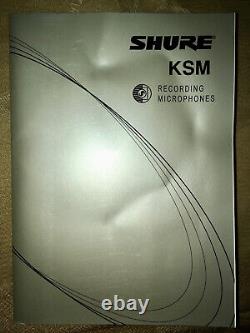 Shure Ksm 44 Sl Multi Pattern Large Condenser Microphone USA