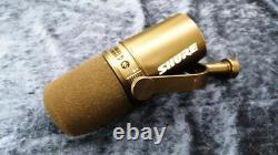 Shure MV7 Dynamic Microphone GOLD USB XLR