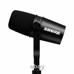Shure MV7 Dynamic Podcast XLR/USB Microphone Black