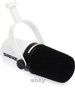 Shure MV7+ Hybrid Podcast Microphone White