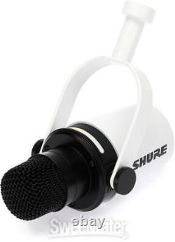 Shure MV7+ Hybrid Podcast Microphone White