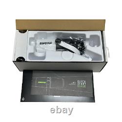 Shure MV7+ Hybrid USB-C and XLR Dynamic Podcast Microphone White Open Box