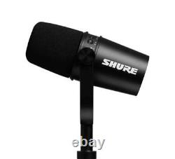 Shure MV7-K USB Podcast Microphone for Podcasting, Live Streaming and Gaming