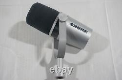 Shure MV7 Microphone for Podcasting, Recording, Live Streaming & Gaming (Silver)