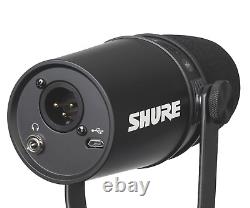 Shure MV7 Podcast Kit for Podcasting, Gaming and Home Recording USB & XLR Output