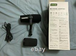 Shure MV7 USB/XLR Microphone + Shure RK345 Windscreen + Braided Cable