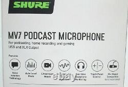 Shure MV7 USB and XLR Dynamic Microphone Black Podcasting, Streaming & Gaming