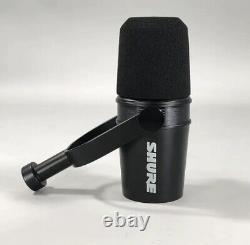 Shure MV7X XLR Podcast Dynamic Microphone Black