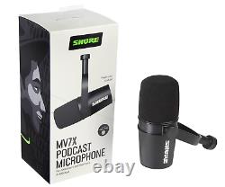 Shure MV7X XLR Podcast Microphone for Podcasting, Recording, Live Streaming & Ga