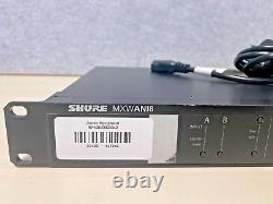 Shure MXWANI8 PRO Audio Network Interface Microflex Wireless Control DANTE MXW