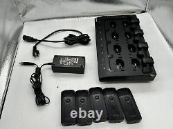 Shure MXWNCS8 Networked Charging Station 8 Port/ 5 x MXW6/C Z10 Boundary Transmt