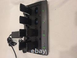 Shure MXWNCS8 Networked Charging Station With 6 MXW6/C Z10 Wireless Transmitters