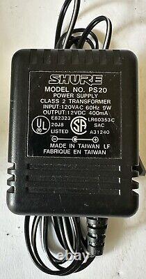 Shure Model T4N-CF Transmitter Receiver with Shure WH20 Headset Microphone