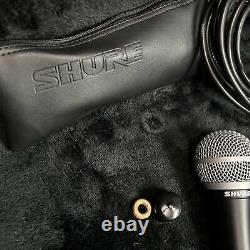 Shure PG-58 Microphone D479836 Cable With Pouch Included Excellent Original Clean