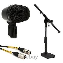 Shure PGA52 Cardioid Dynamic Kick Drum Microphone with Stand and Cable