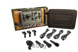 Shure PGAStudioKit4 4-Piece Studio Microphone Kit PGA52, 57, & 181 Mics Open Box